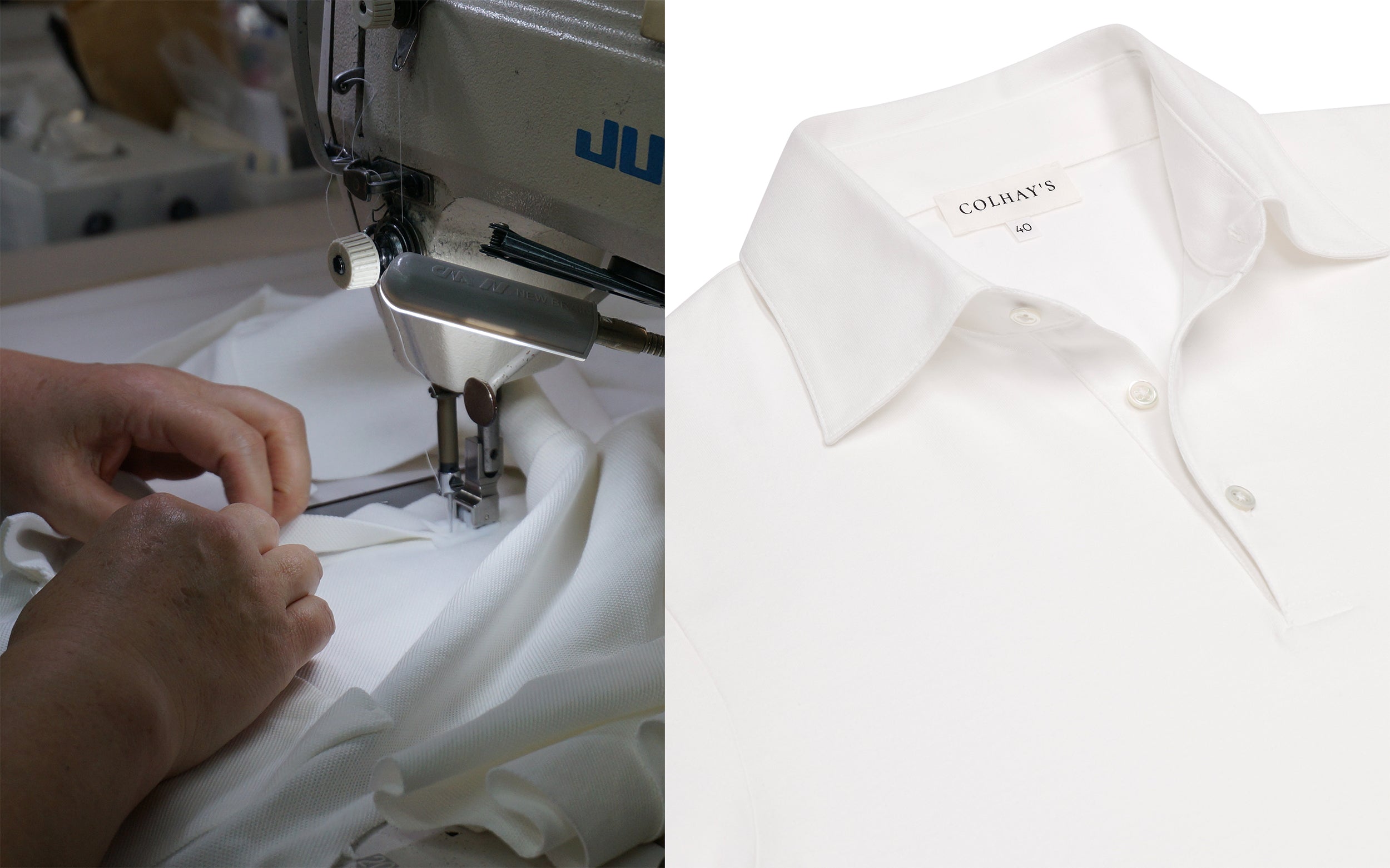 Polo shirt made in Japan