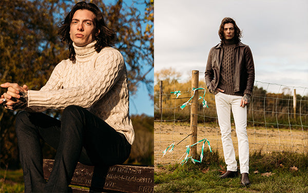 Styling the Fisherman's Cable Sweaters