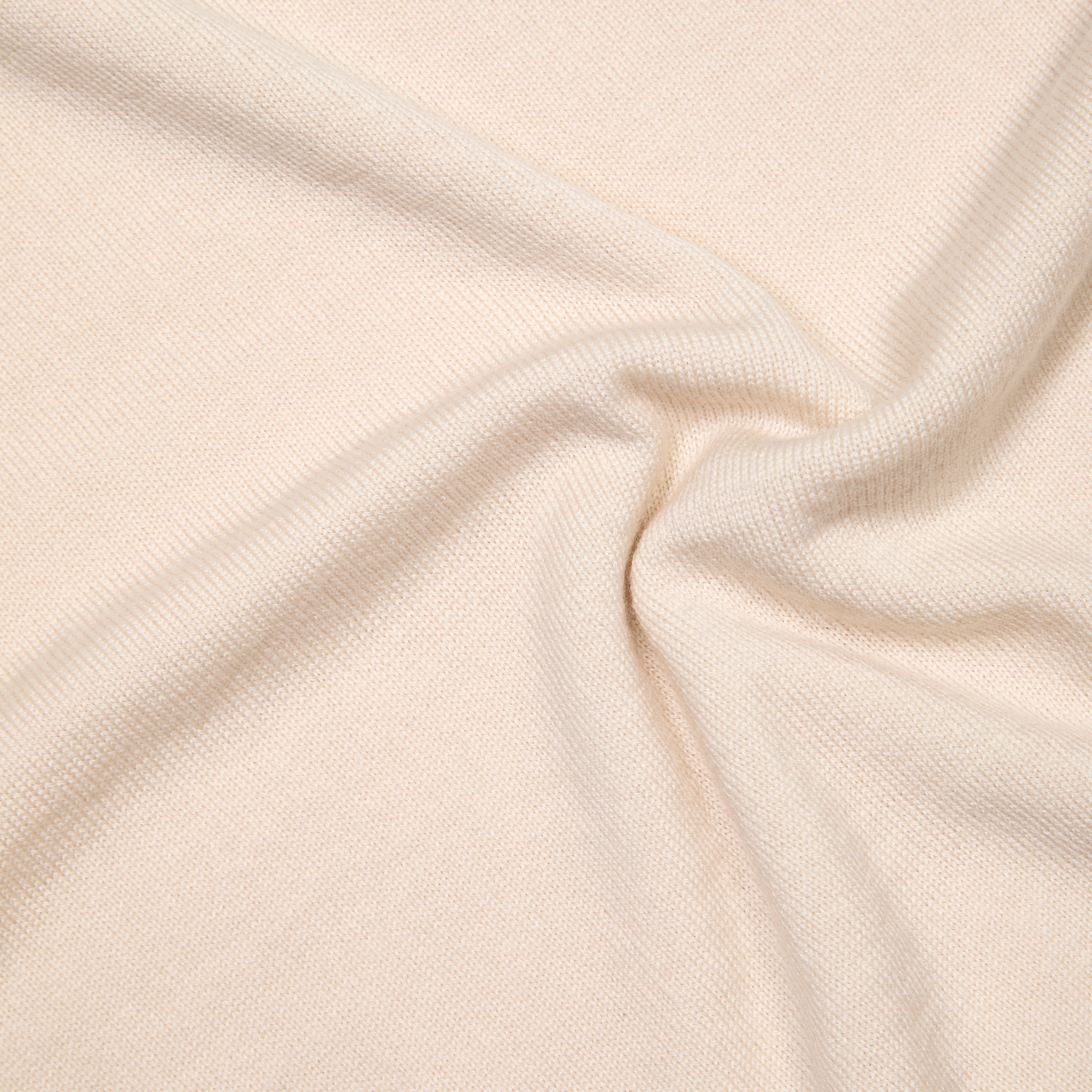 Merino sport shirt in vintage cream