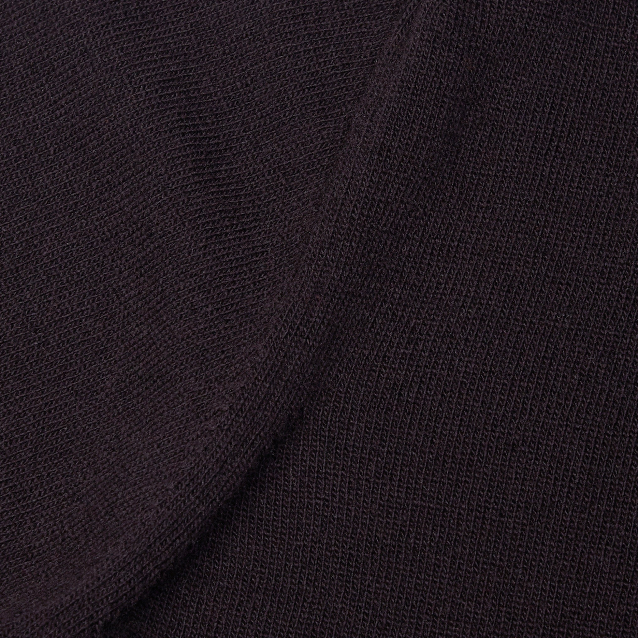 Superfine lambswool mock neck in dark brown - Colhay's