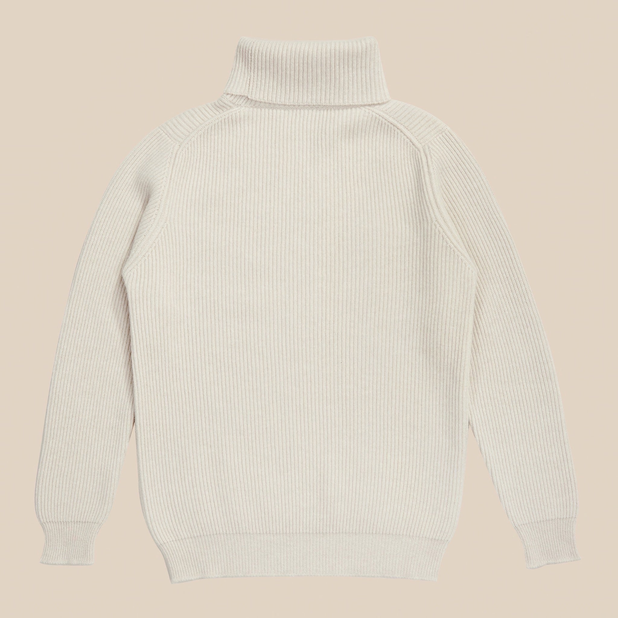 Cashmere rollneck in ecru