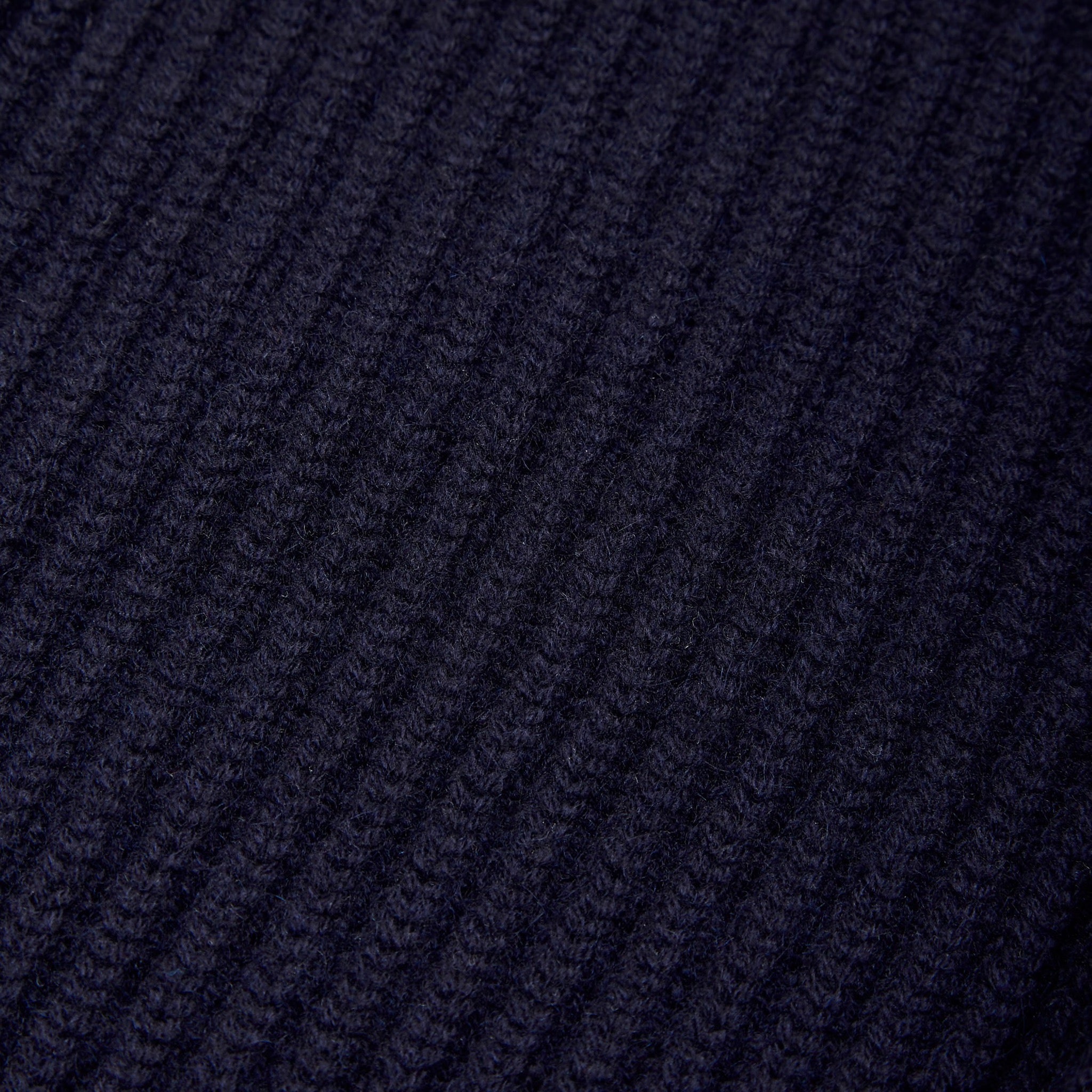 Cashmere shawl collar cardigan in navy