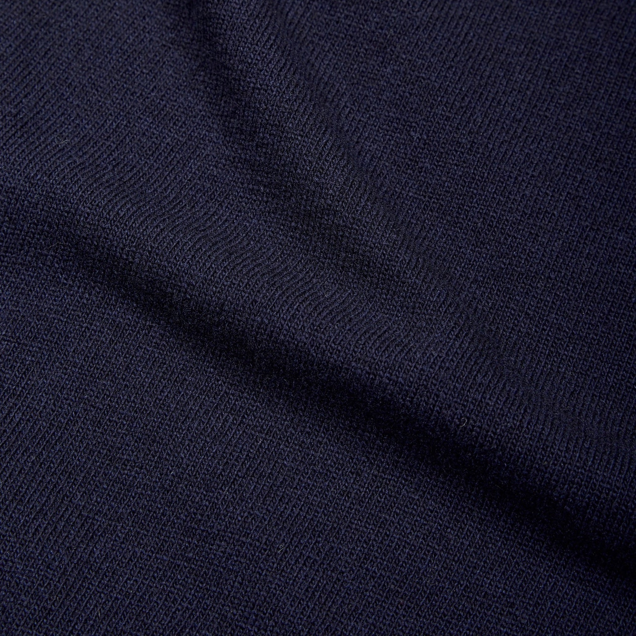 Superfine lambswool mock neck in navy - Colhay's