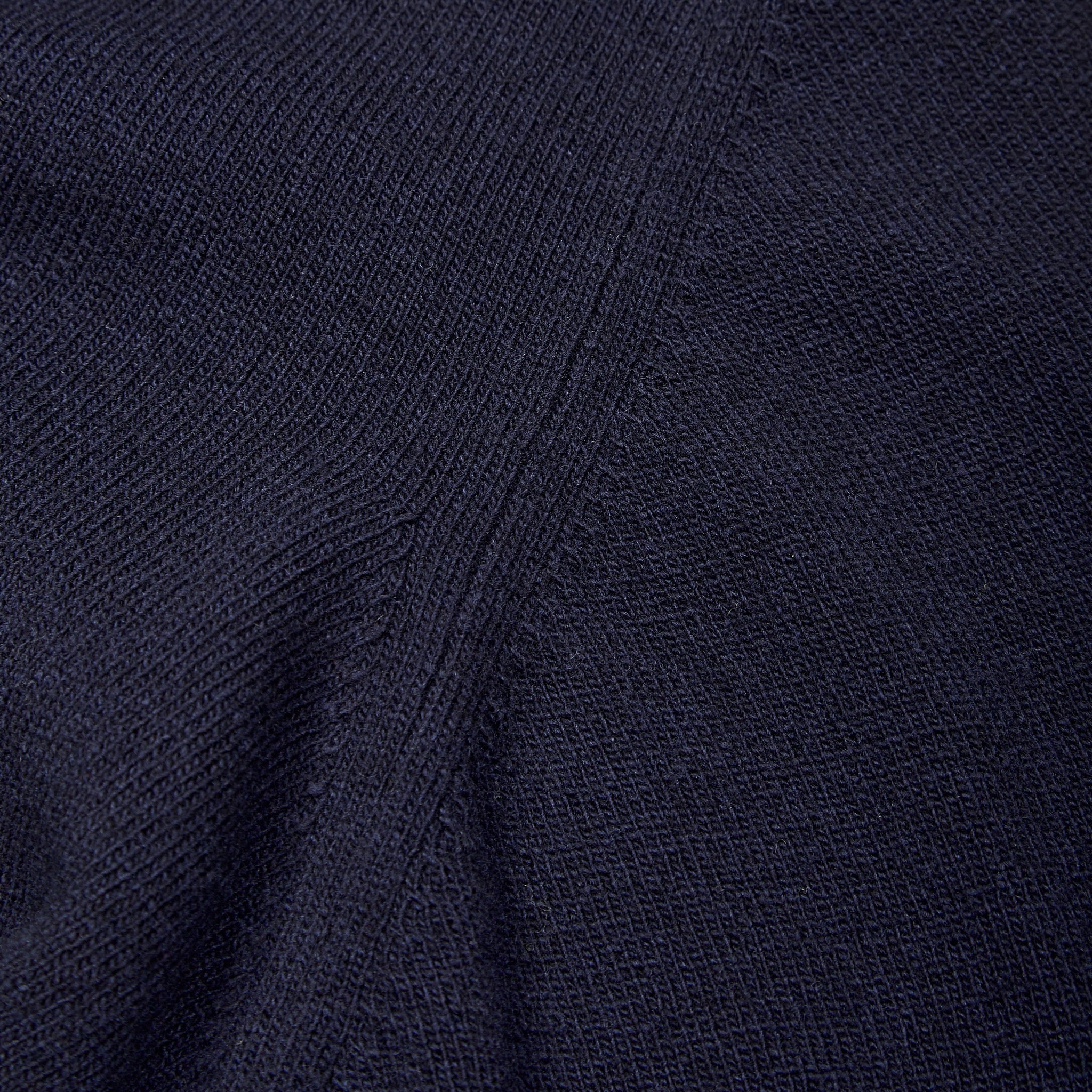 Superfine lambswool mock neck in navy - Colhay's