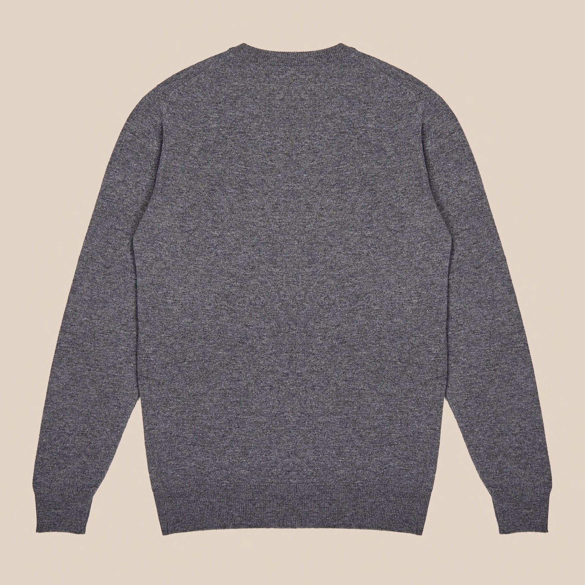 Lambswool v neck in grey