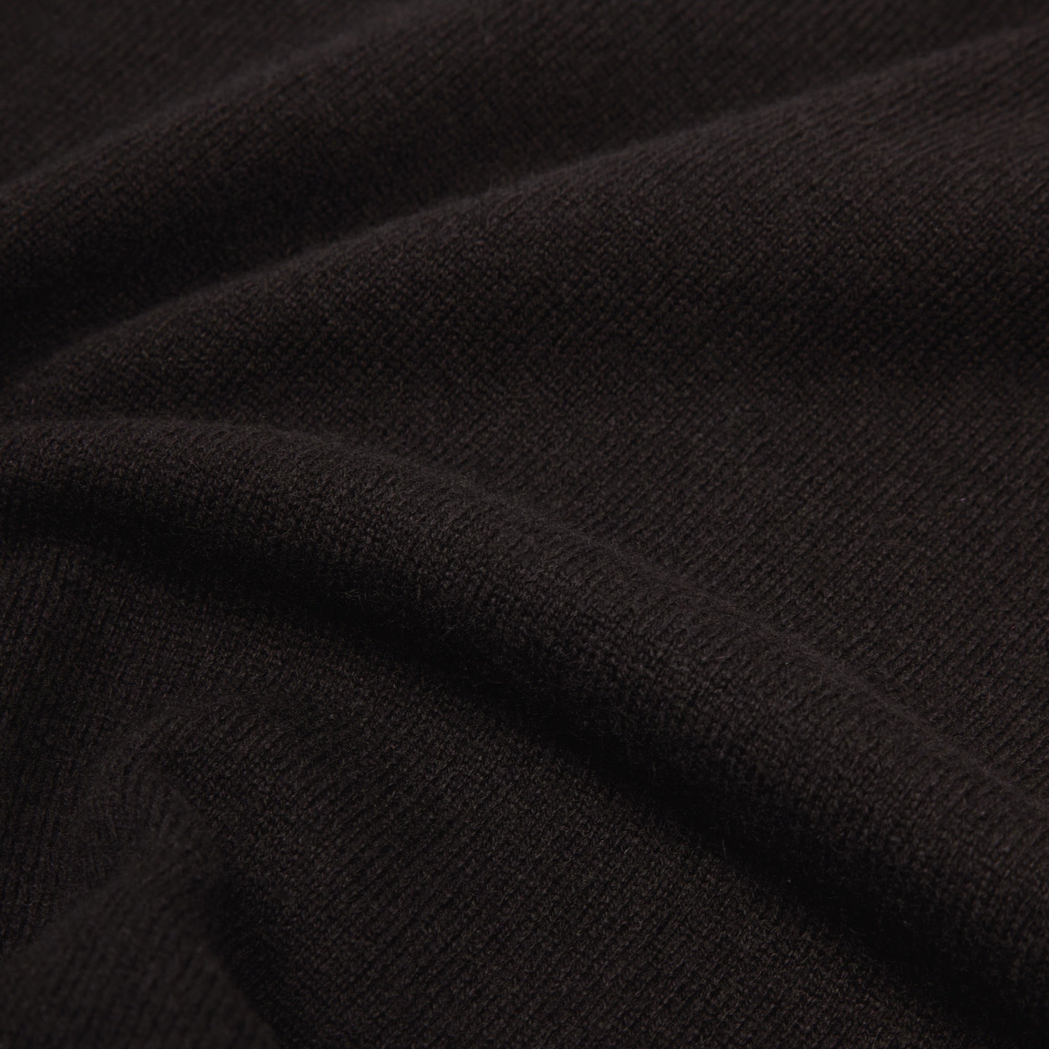 カシミア ベルモンド ロールネック ダークブラウン