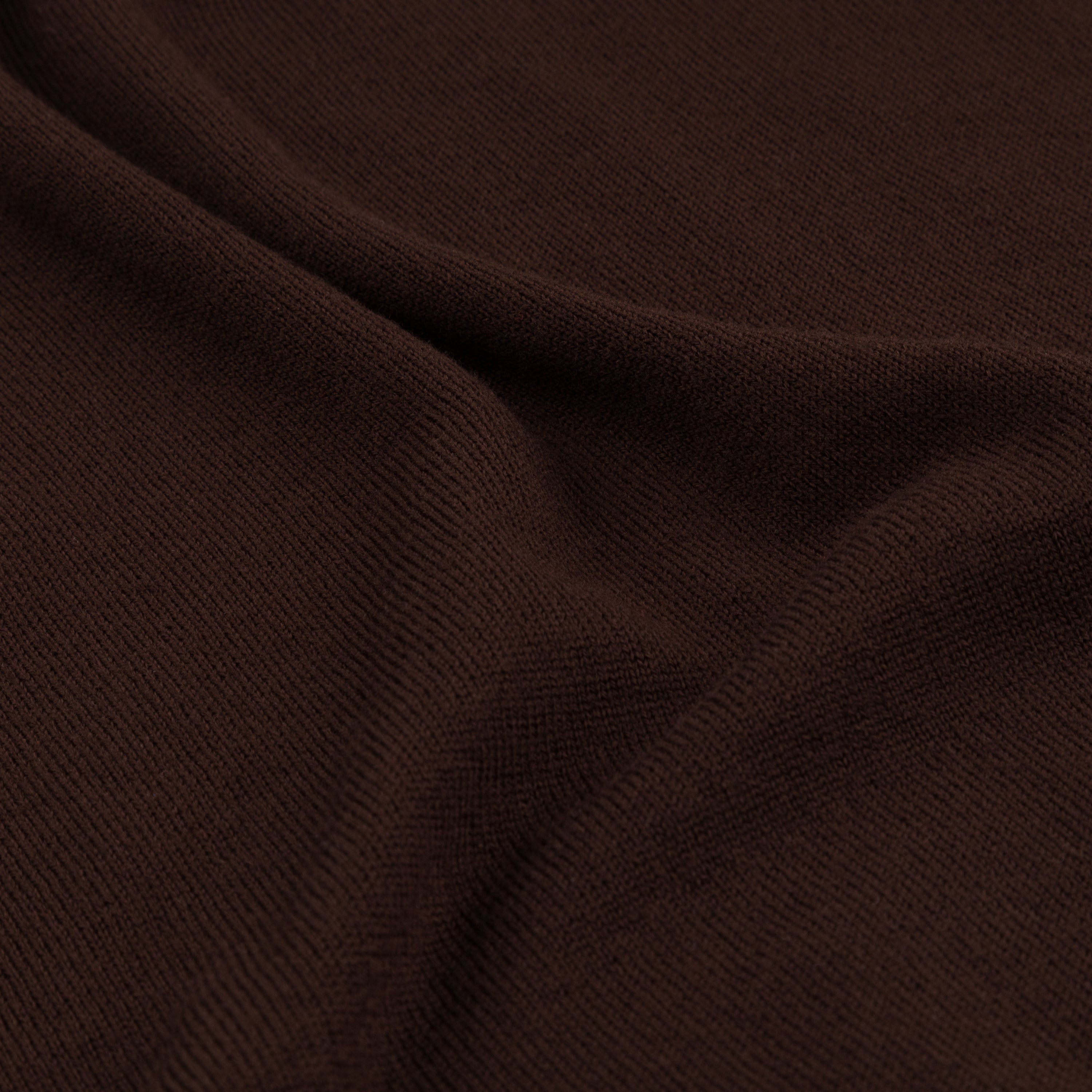 Merino rower's henley shirt in brown - Colhay's