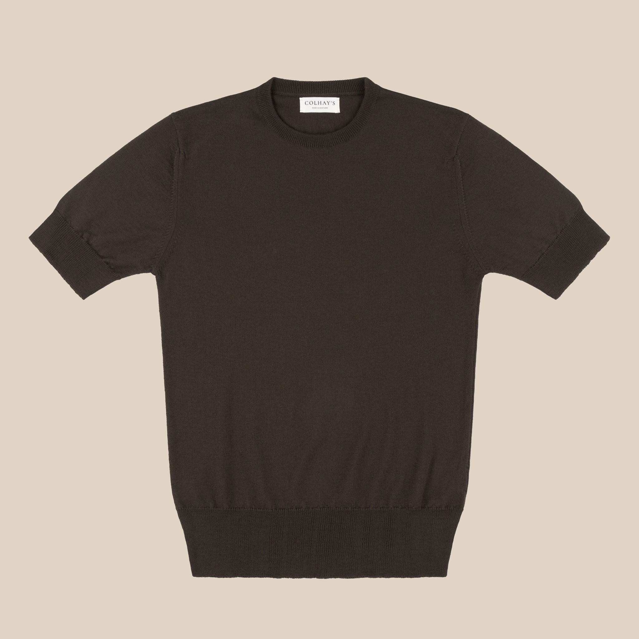 Merino sport shirt in olive - Colhay's