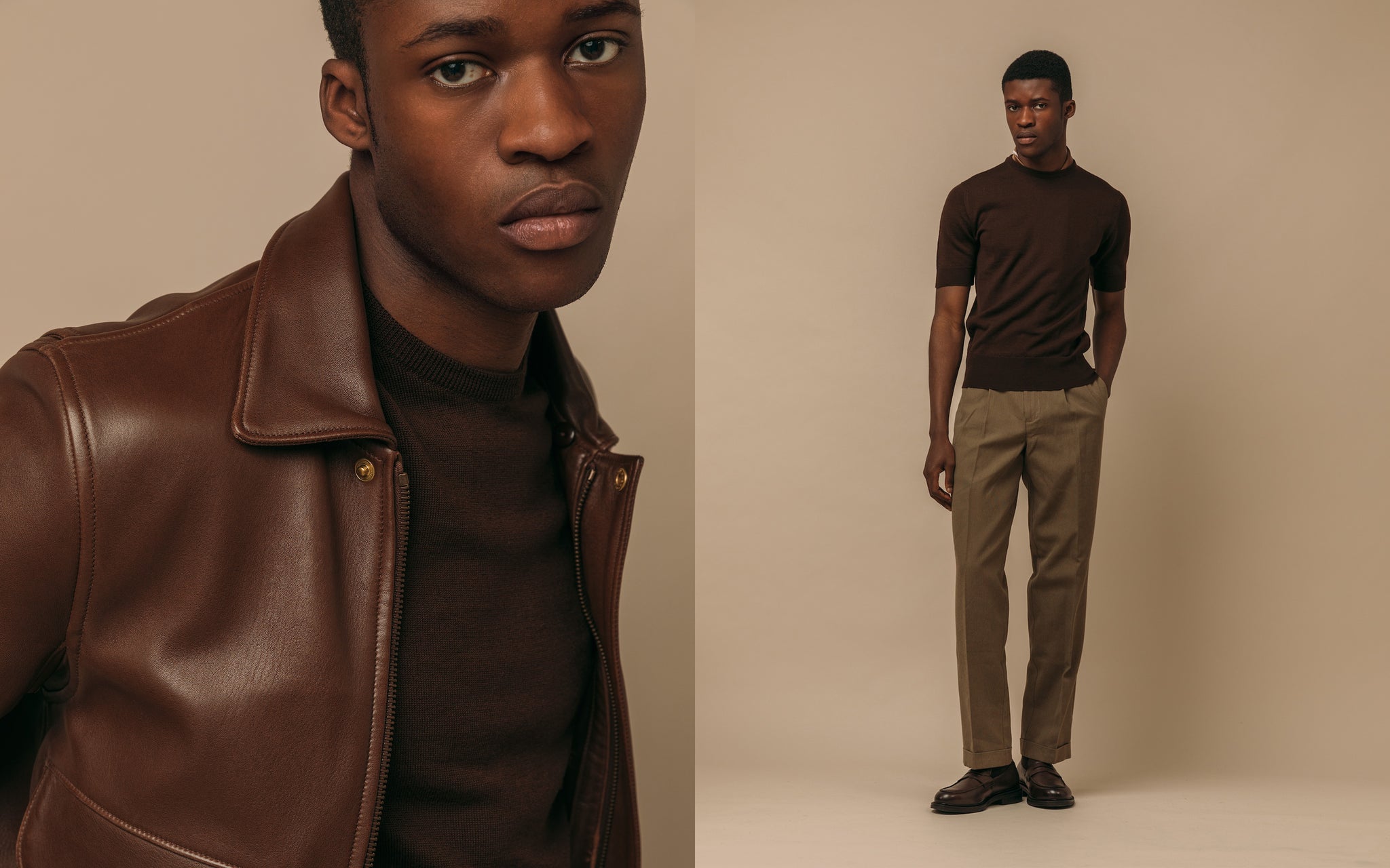 Styling the Merino Sport Shirt in Brown