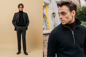 How to Style Black Knitwear