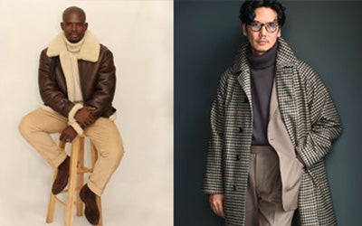Friends of Colhay's Lookbook: Cashmere Ribbed Submariner Rollneck in Ecru and Merlot