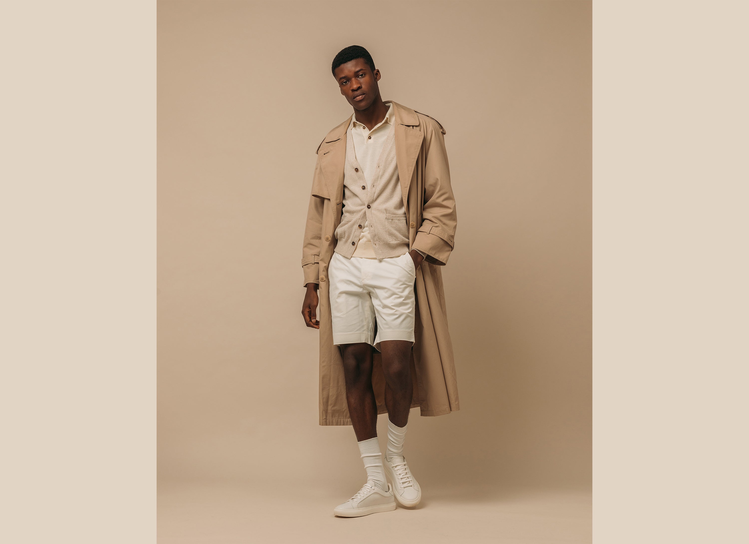 The Superfine Lambswool Tennis Cardigan