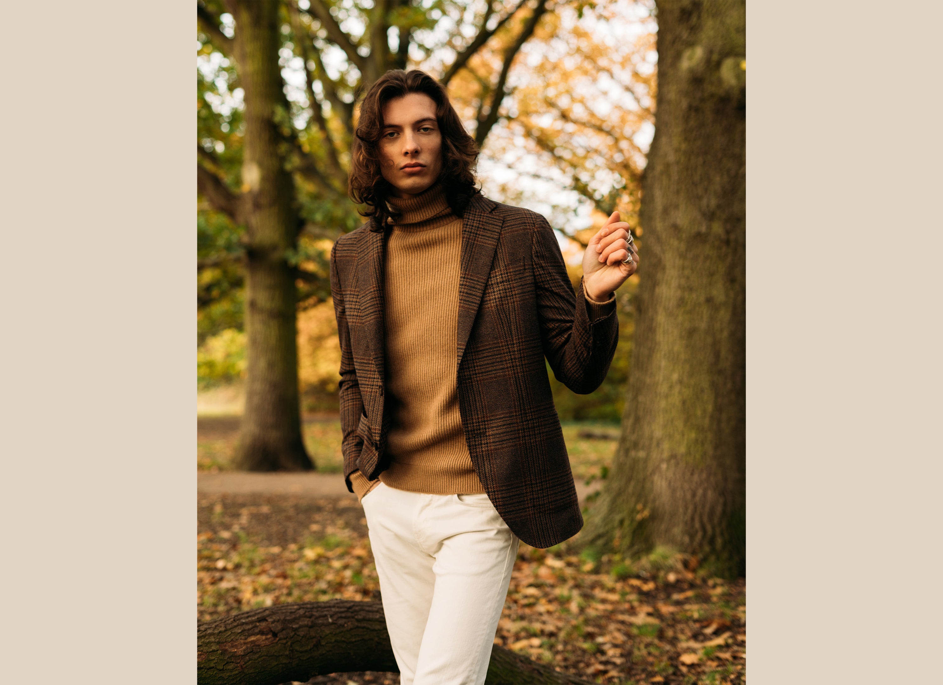 Styling the Cashmere Ribbed Submariner Rollneck
