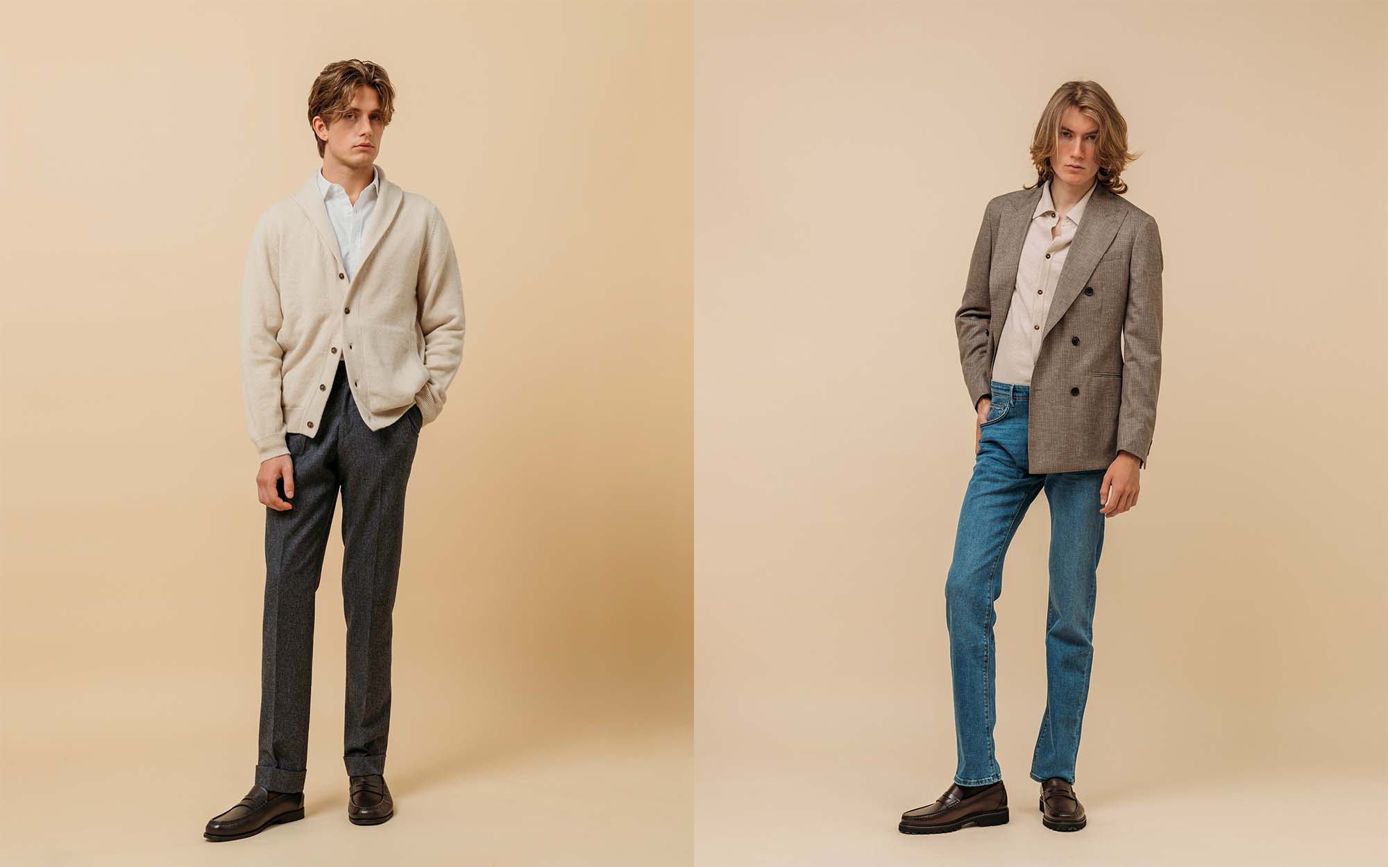 Styling the shawl collar cardigan