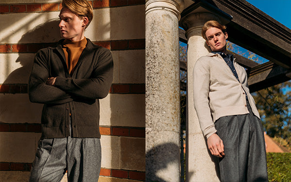 Styling the Cashmere Shirt Cardigan