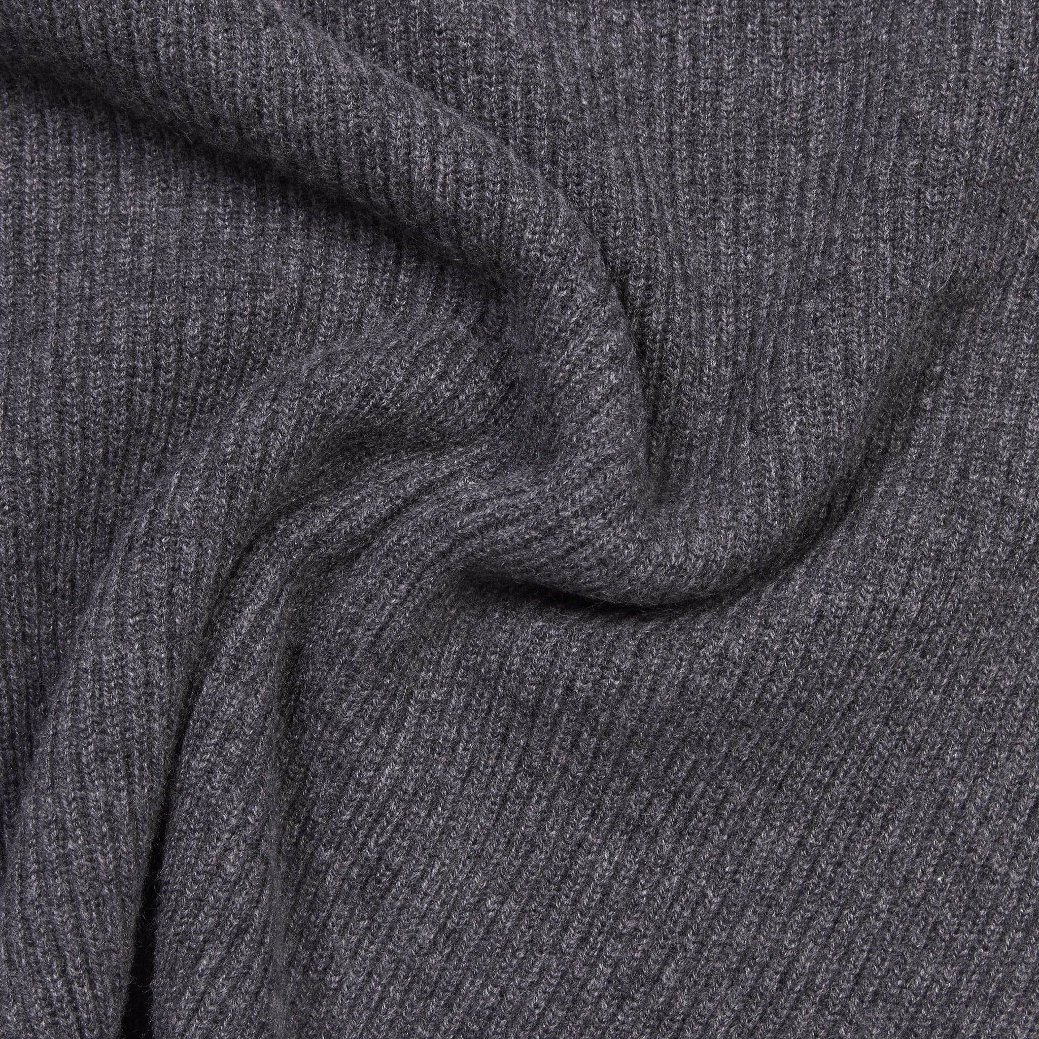 Cashmere alpine half zip sweater in grey mélange