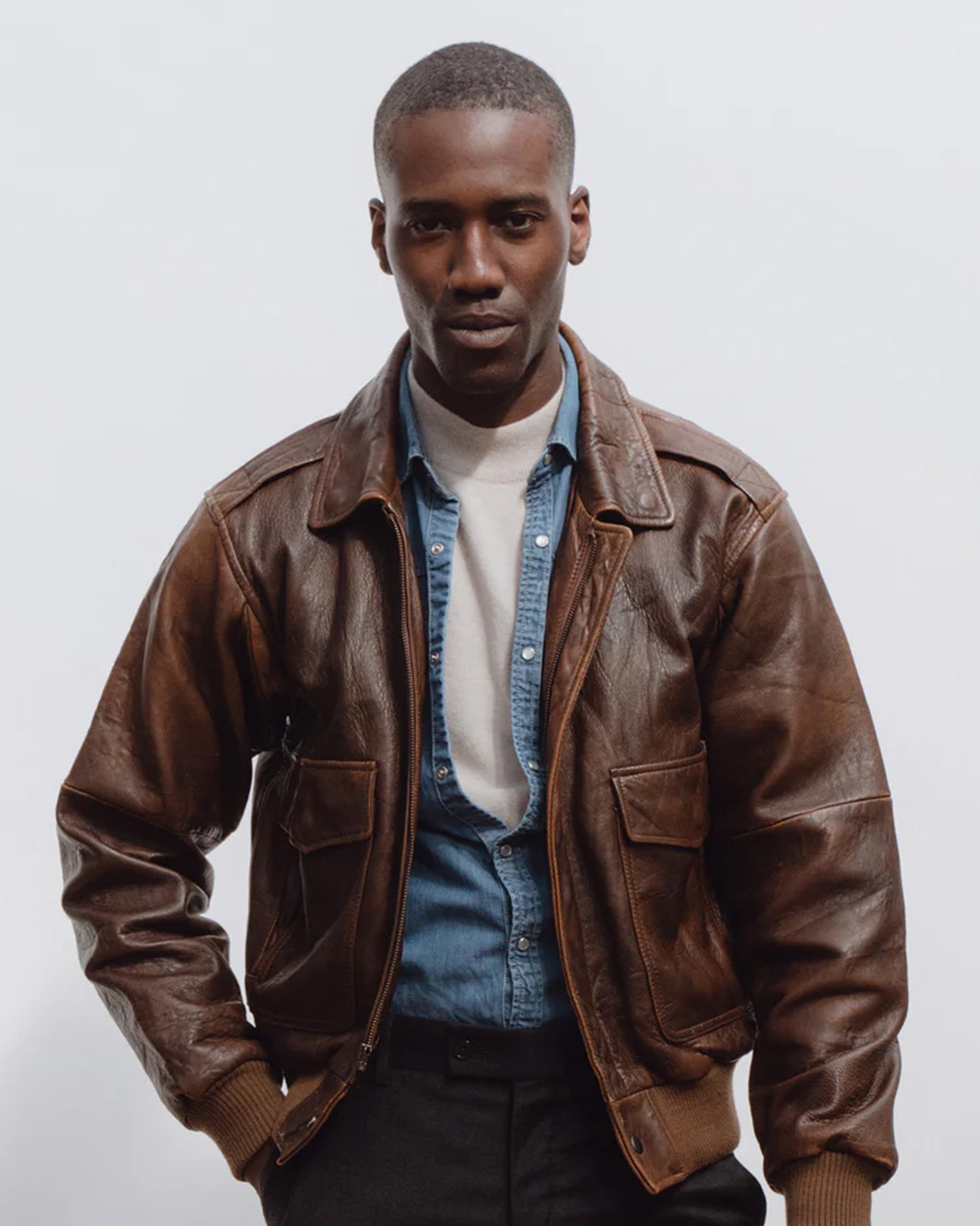 Superfine lambswool mock neck in oatmeal