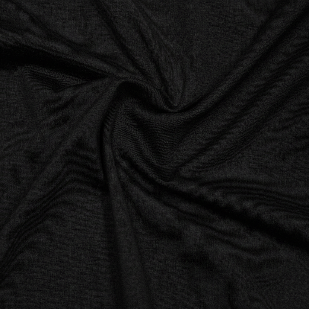 Extra-long Staple Cotton Coach Polo in Black