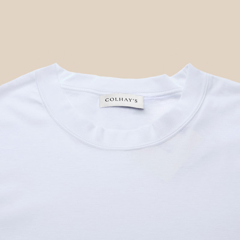 Sea Island Cotton Ivy T-Shirt in White