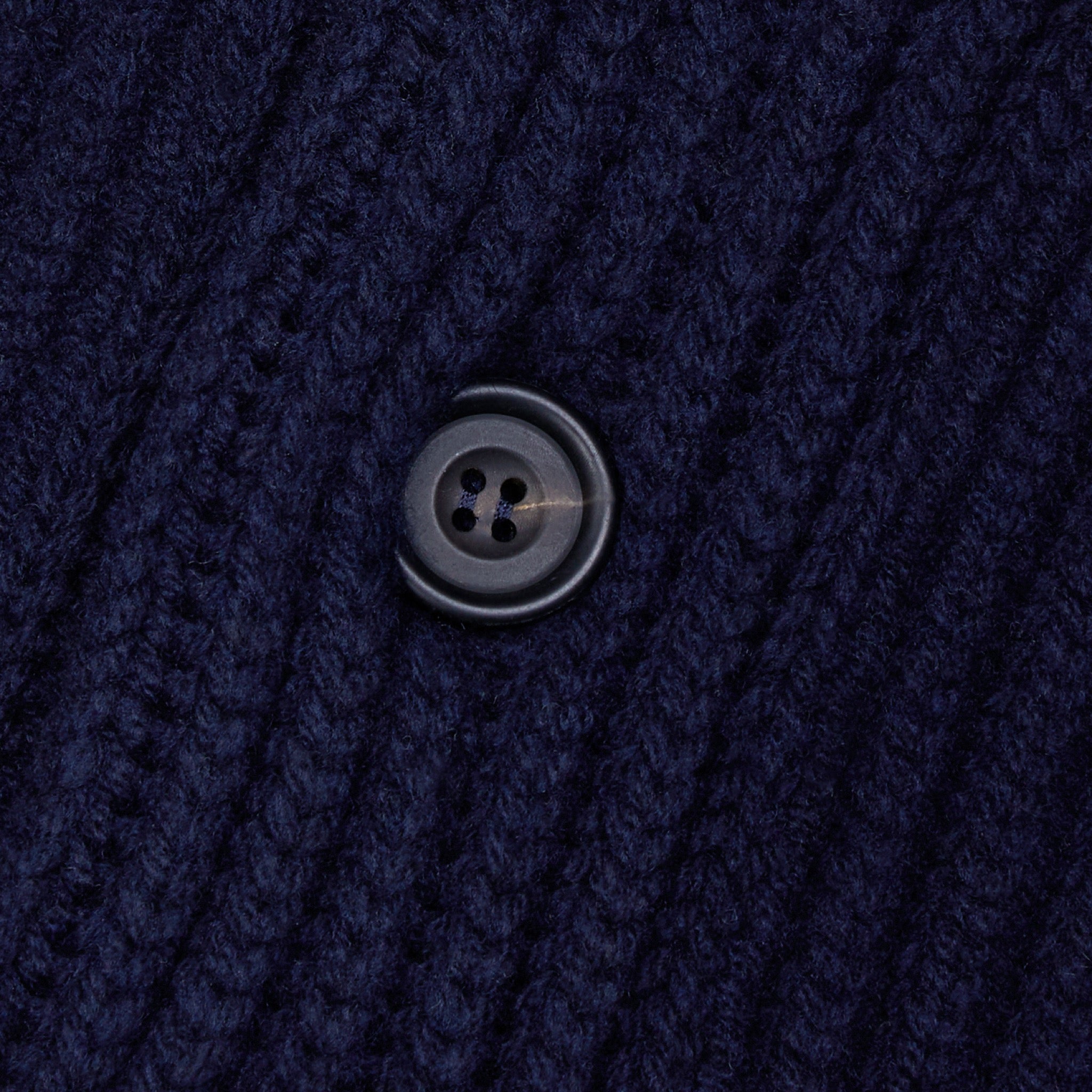 Superfine lambswool shawl collar cardigan in navy - Colhay's