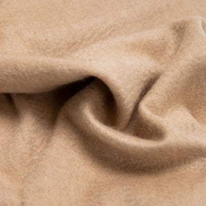 Classic Plain Cashmere Scarf Brown • Oats & Rice
