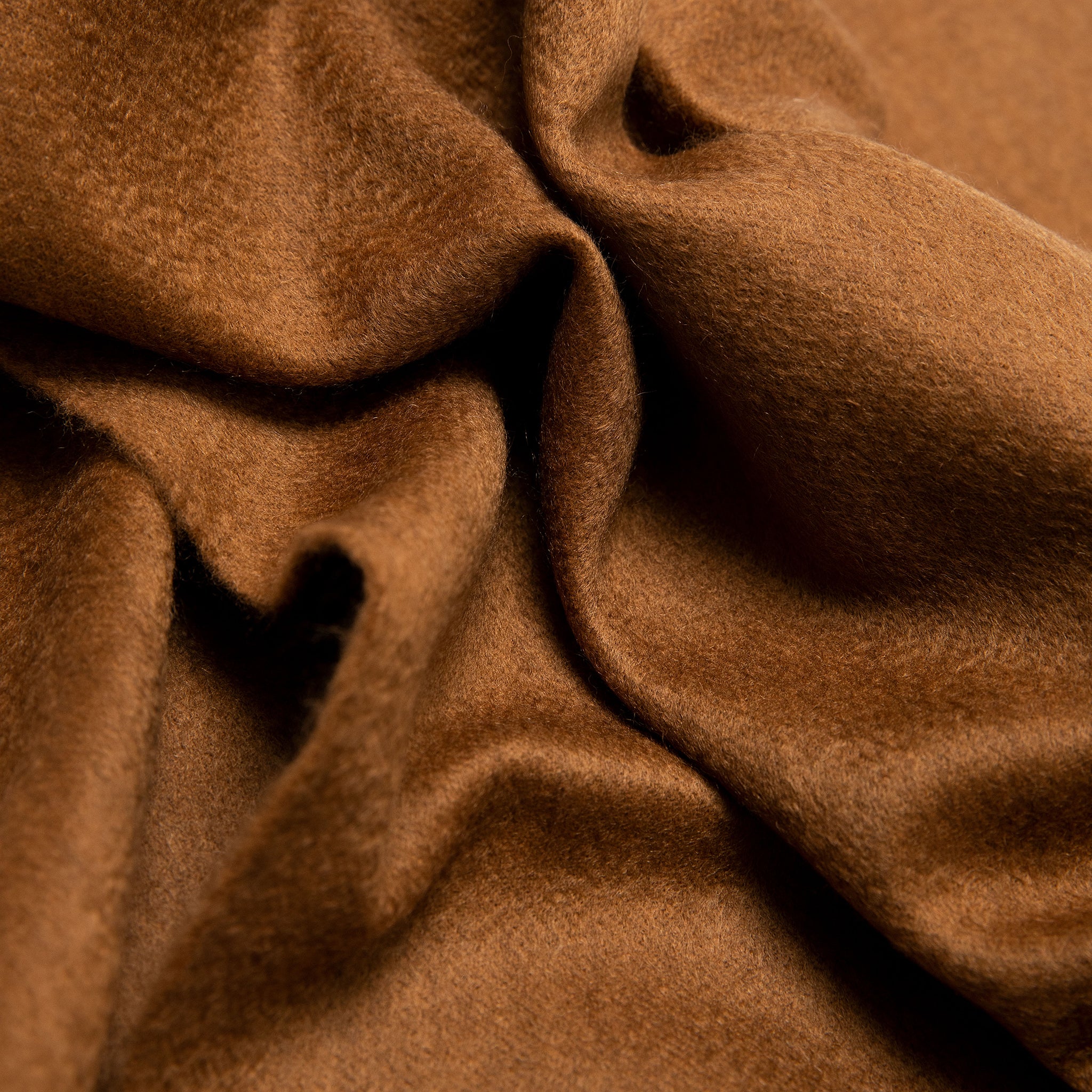 Woven cashmere scarf in saddle brown - Colhay's