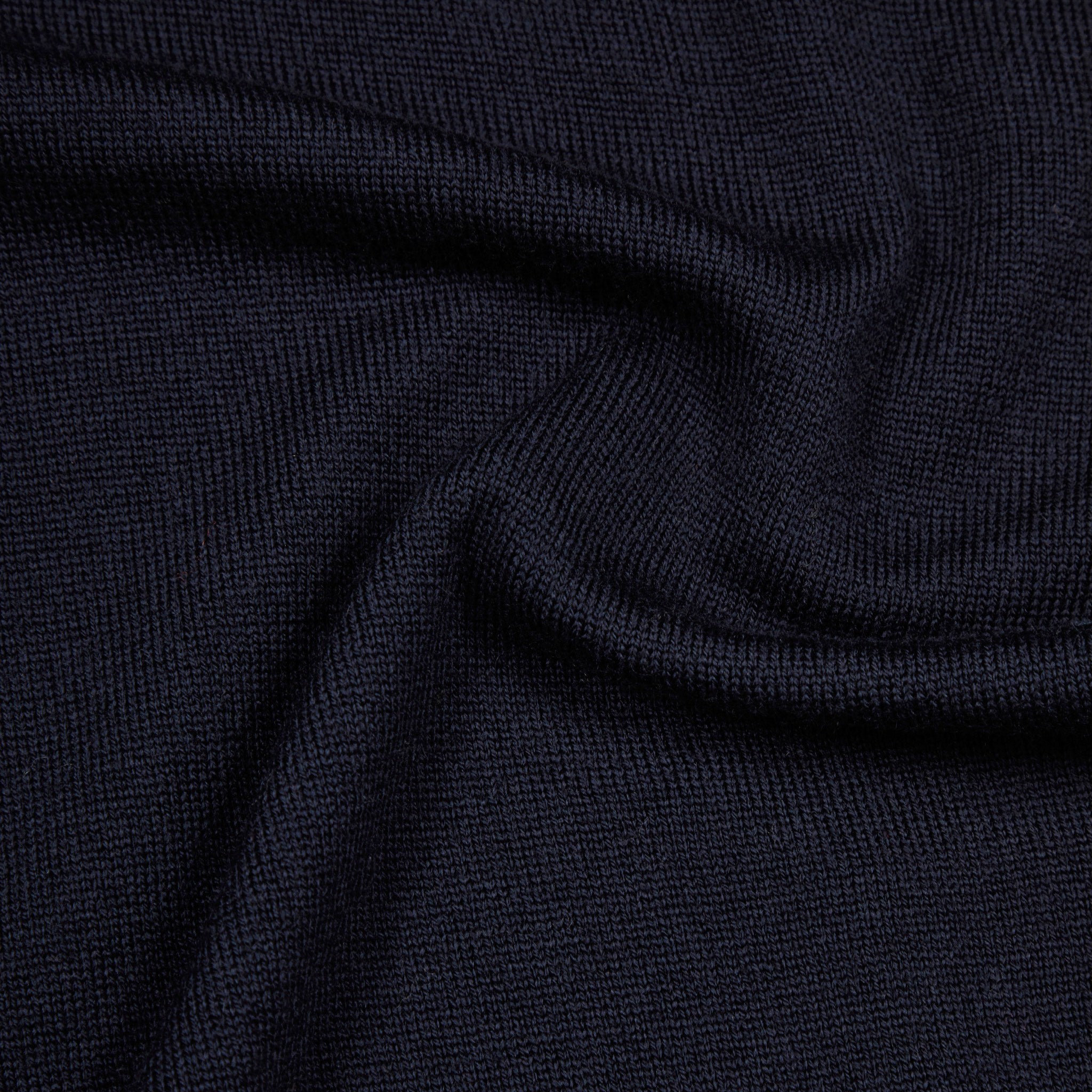 Merino father's polo shirt in navy