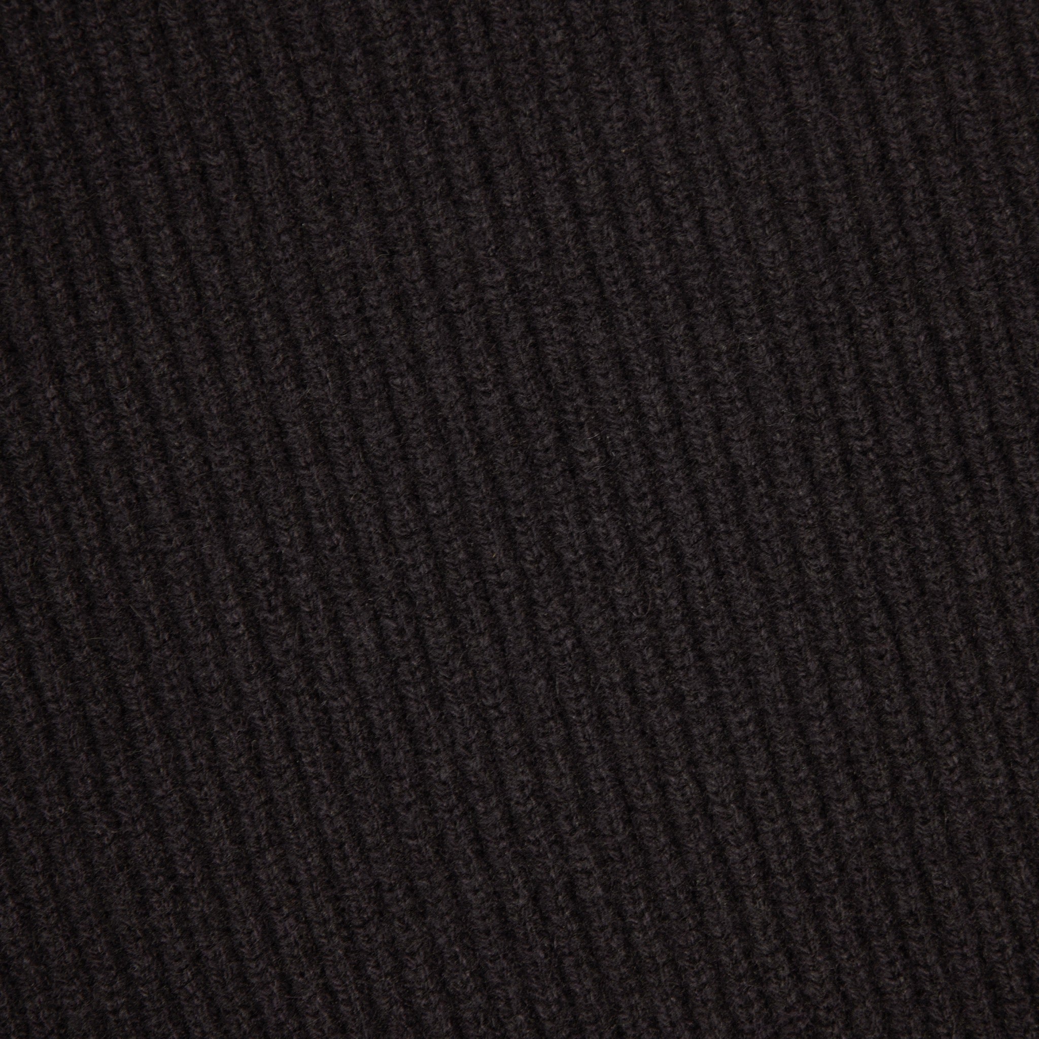 Cashmere ribbed submariner rollneck in dark brown