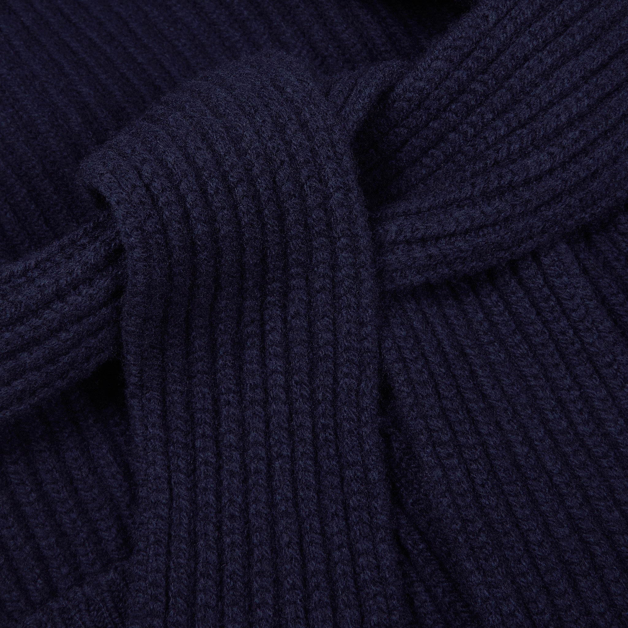 Superfine lambswool shawl coat in navy