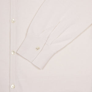 Cashmere silk resort shirt in ivory