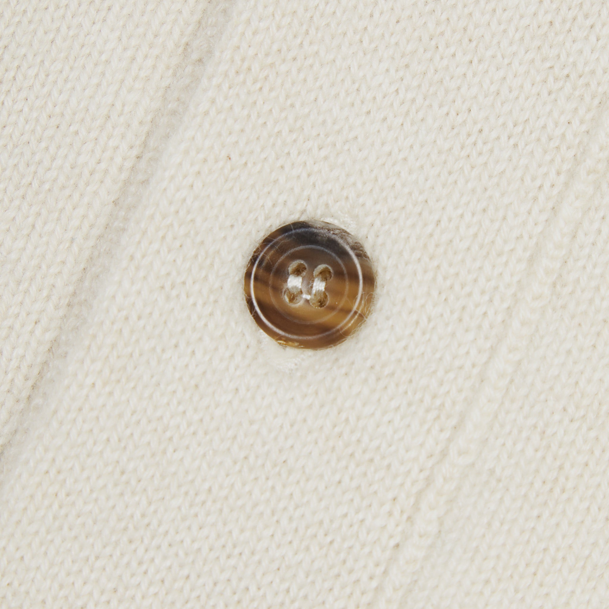 Cashmere painter's shawl collar cardigan in ecru