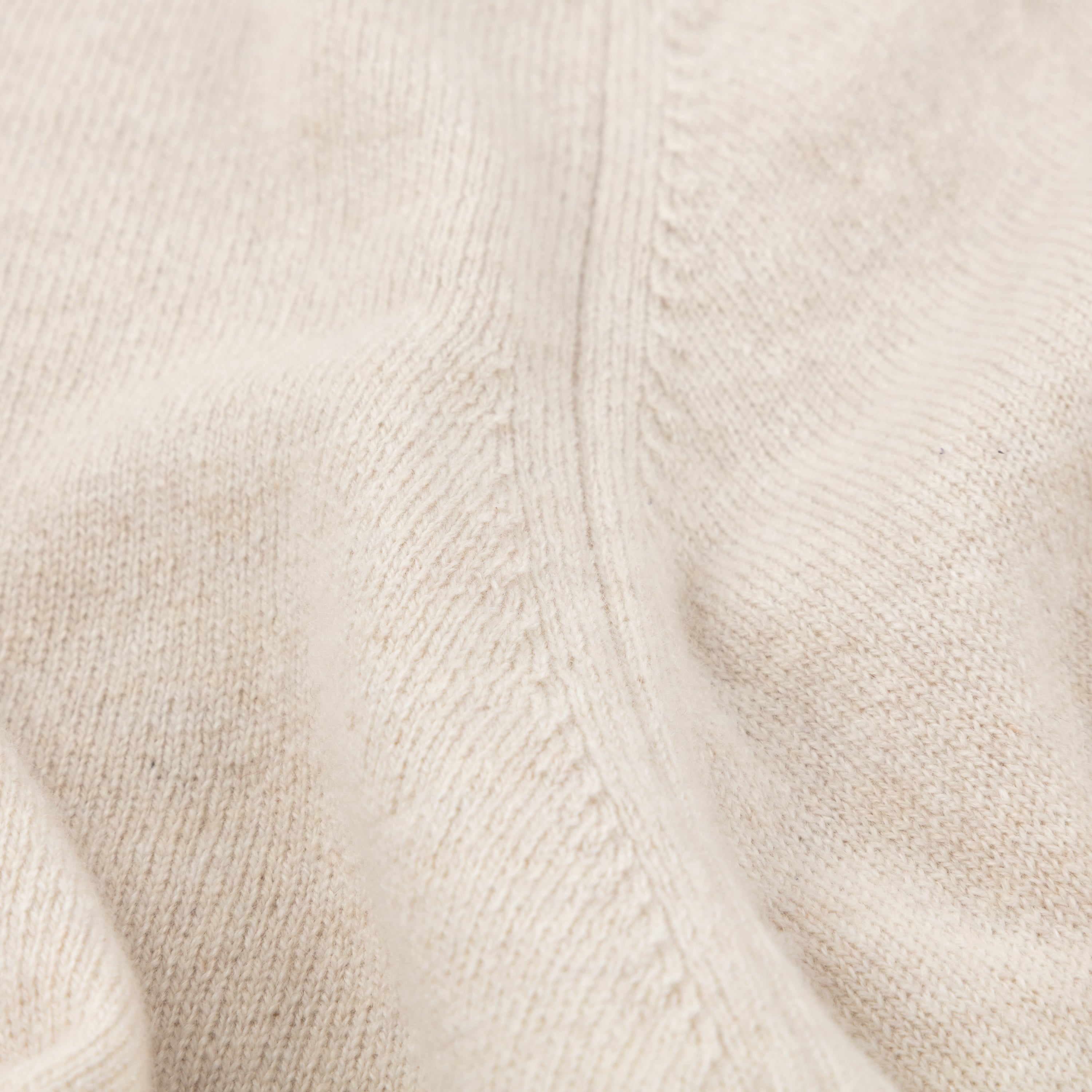 Cashmere polo shirt in oatmeal