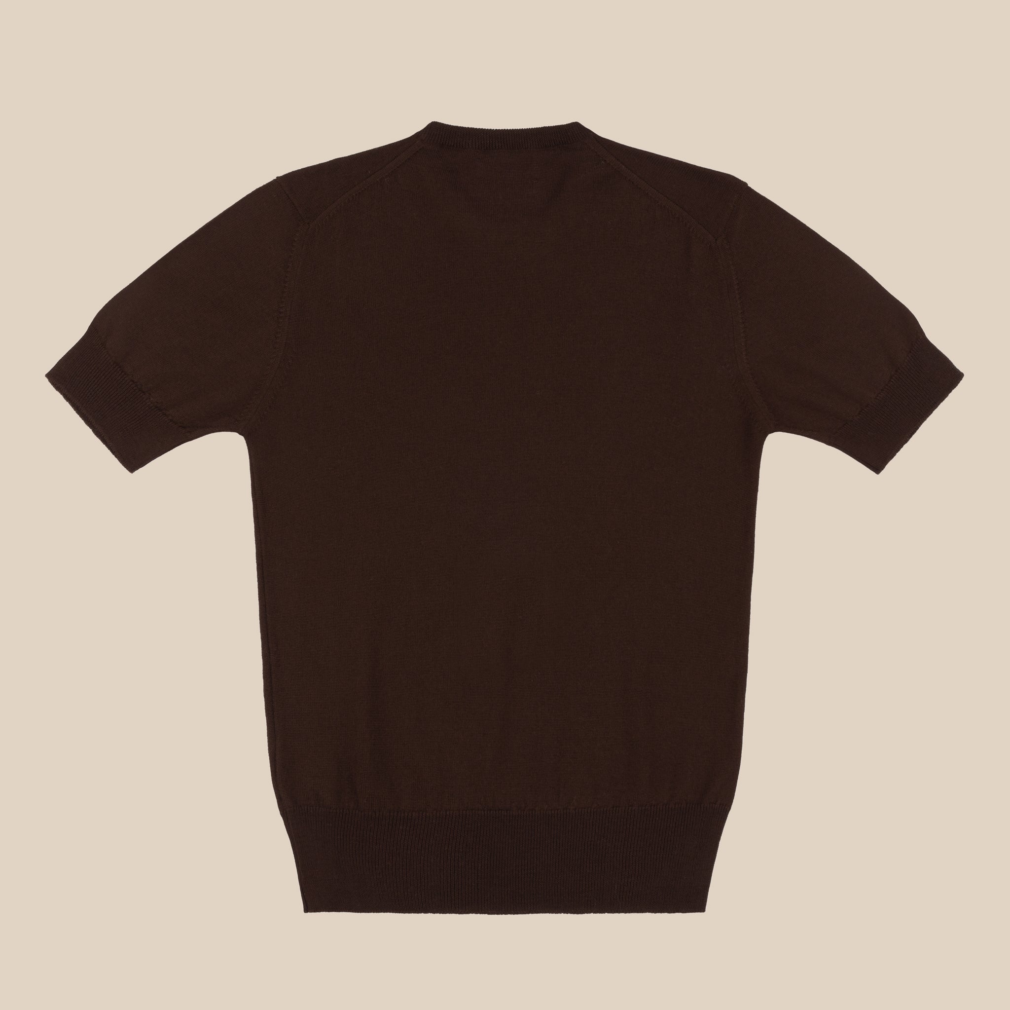 Merino sport shirt in brown - Colhay's