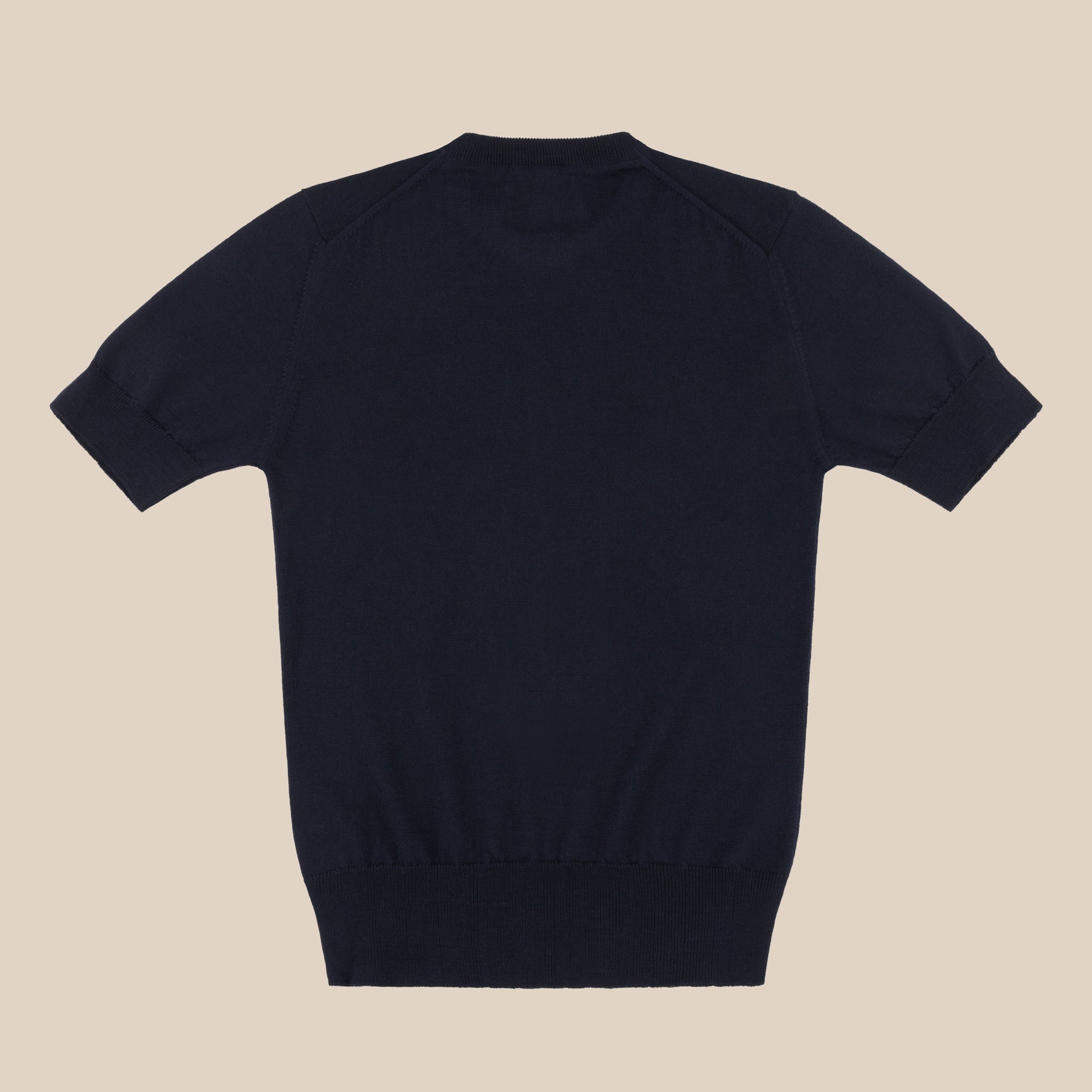 Merino sport shirt in navy - Colhay's