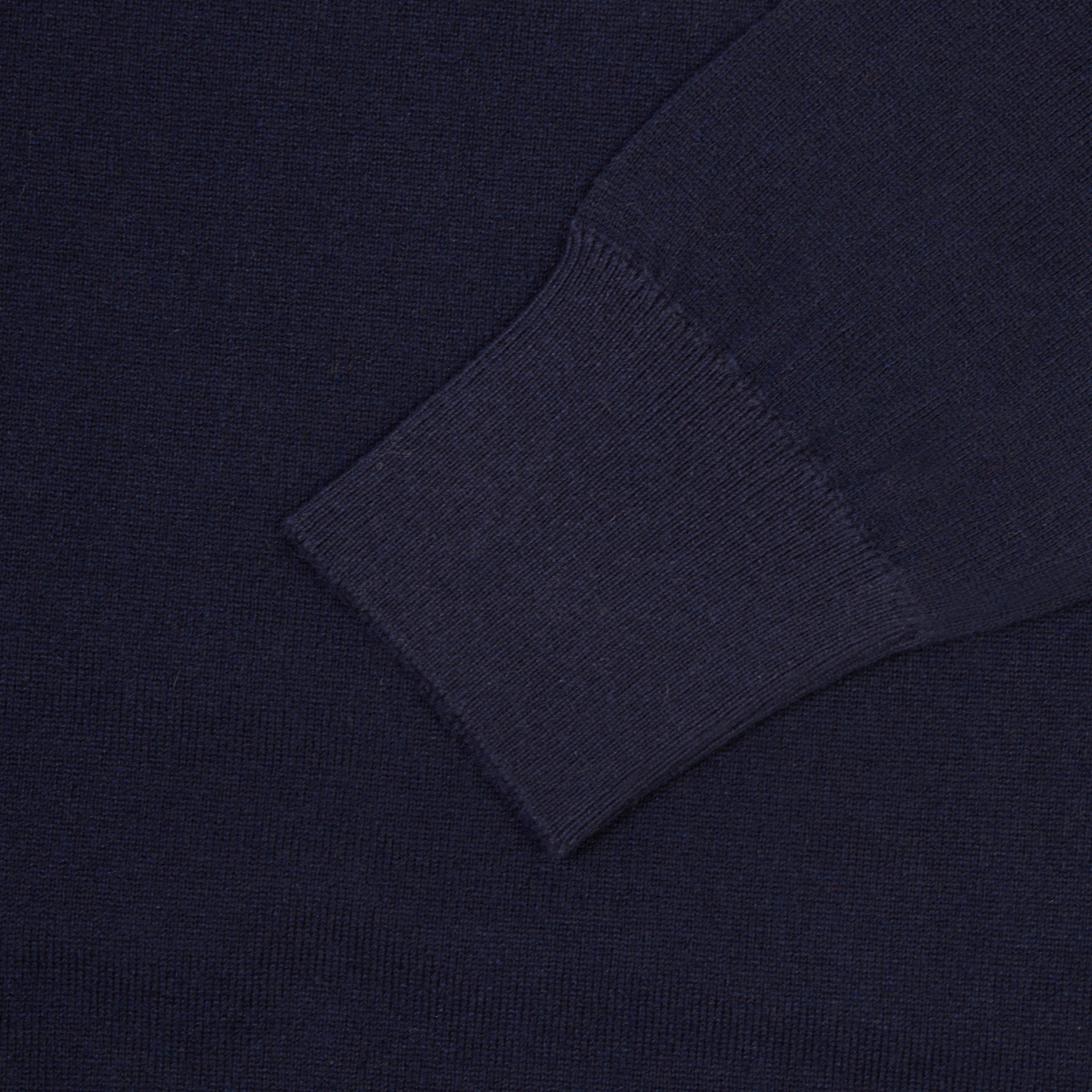 Cashmere cotton collegiate raglan sweatshirt in navy